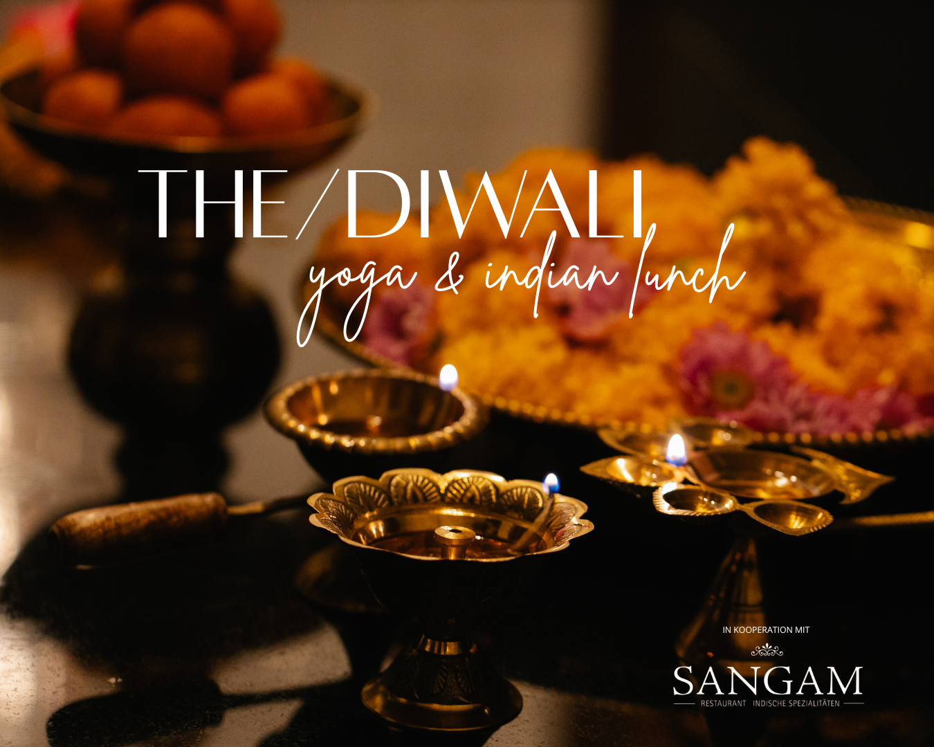 THE/DIWALI yoga & indian lunch