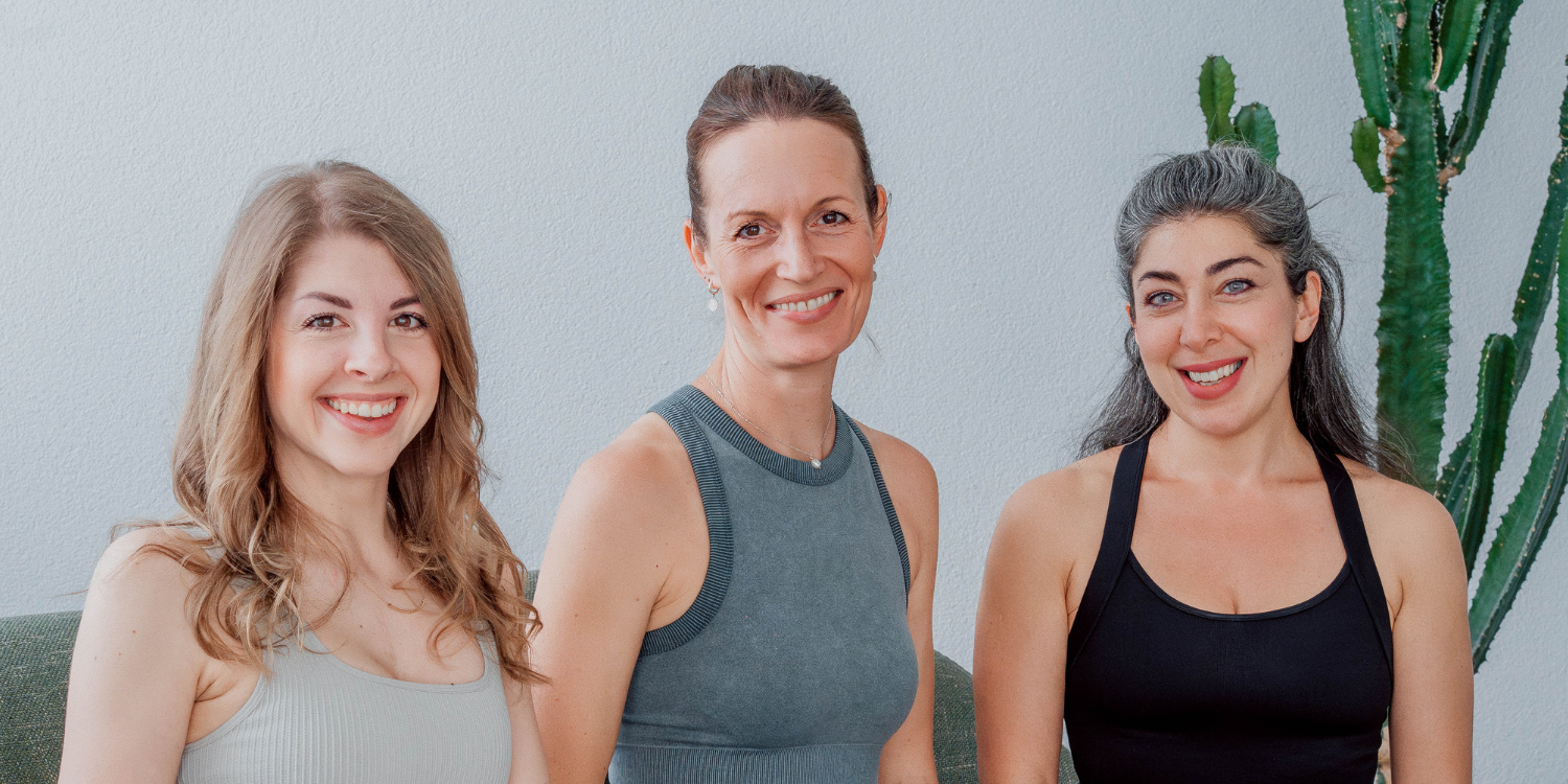 Die drei Gründerinnen von THE/16: Raha, Anna-Lena und Isabelle